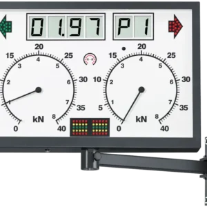 SimultananzeigeRAL 7016 | analog, eckig | LCD, Schwenkarm, IR-Empfänger